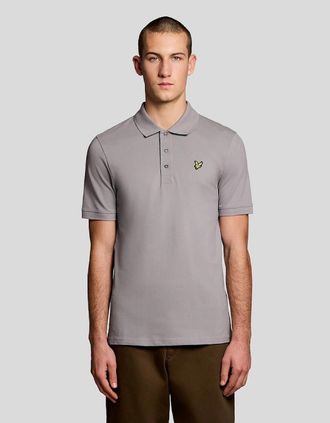 Lyle & Scott Lyle And Scott Mens Cotton Polo Shirt - Grey - Size: 40
