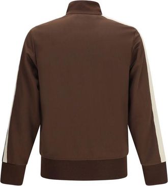 Palm Angels Mens Brown Polyester Shell Jacket Clothing