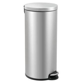 EKO Furniture Limited - Cubo De Basura De Pedal Serene 30 L Plateado