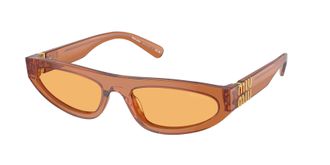 Miu Miu Amber Cat Eye Ladies Sunglasses MU 07ZS 15T0B7 56