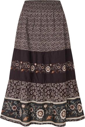 Lollys Laundry Gonna Midi - - Skirts - Donna - Marrone - XL