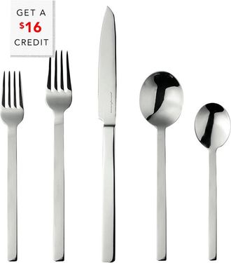 Mepra 5Pc Flatware Set With $16 Credit