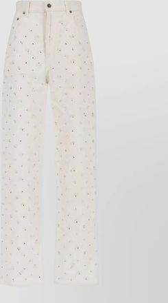 Golden Goose embellished straight trousers featuring pockets