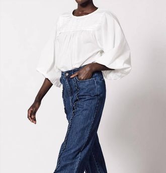 Cleobella Bebe Blouse In Ivory