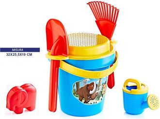 Trade Shop Trade Shop - Secchiello Con Accessori Paletta Innaffiatoio Giochi Mare Estate Bambini 751995