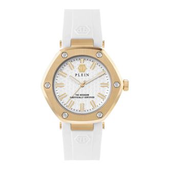 Philipp Plein Hexagon Dameshorloge - Dames - Horloges - Geel - ONE Size - Accessoires