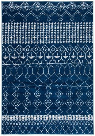 Safavieh Alfombra azul marino/marfil 91 x 152 cm