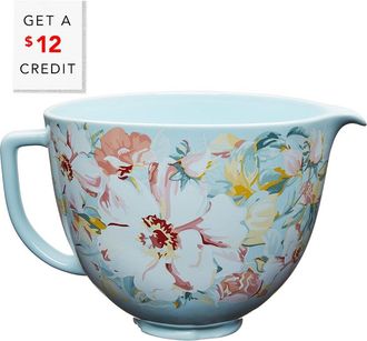 KitchenAid Kitchenaid 5Qt Patterned Titanium-Reinforced Ceramic Bowl With $12 Credit