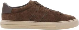 Hogan H691 Allacciato H Sneakers - Heren - Sneakers - Bruin - 42 1/2 EU - Schoenen