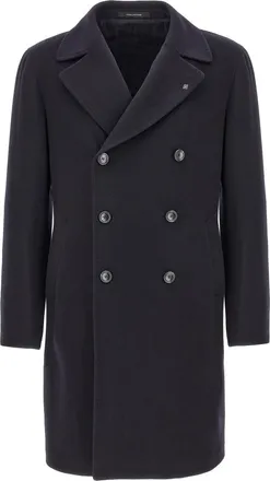 Tagliatore Navy Blue Arden Coat