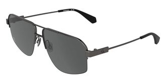 Calvin Klein Jeans CKJ26221S 017 Mens Sunglasses Silver Size 61