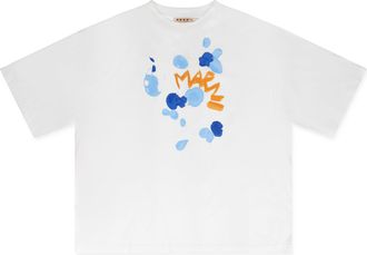 Marni White Watercolor T-Shirt