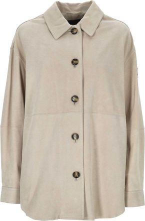 Peuterey Womens Lya Suede Leather Jacket