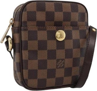 Louis Vuitton Pre-owned Cross Body Bags, female, Brown, Size: ONE SIZE Pre-owned Damier Ebene Shoulder Bag