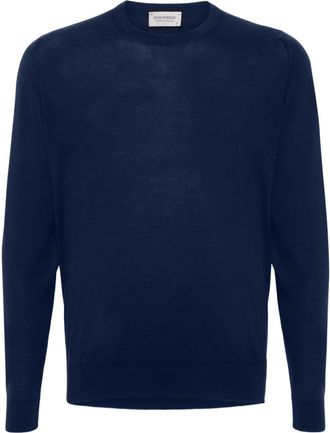 John Smedley Rowland cotton jumper - men - Cotton - S - Blue