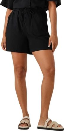 Selected Korte Broeken, Dames, Zwart, S, Zwarte String Shorts voor Vrouwen