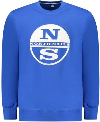 North Sails Crew Neck Sweatshirt - Heren - Sweatshirts - Blauw - 3XL - Katoen - Hoodies & sweatvesten