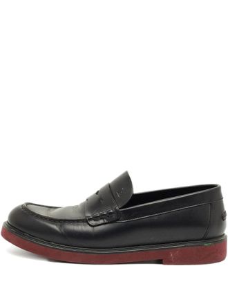Louis Vuitton leather loafers - Black