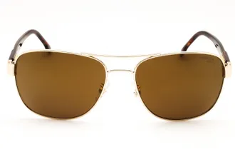 Carrera CFLEX02GS Polarized Aviator Sunglasses - Silver