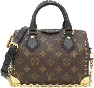 Louis Vuitton Marron Coated Canvas Boston Bag (Pre-Owned)
