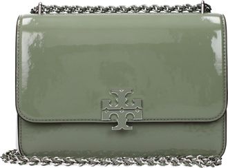 Tory Burch Green Leather Shoulder Womens Bag
