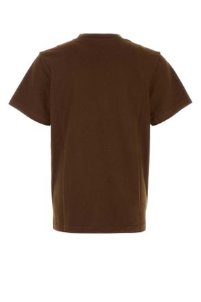 Entire studios Mens Chocolate Cotton T-Shirt Brunette Exterior