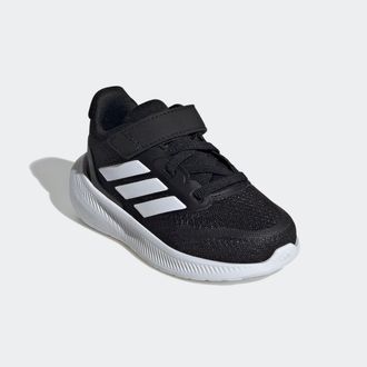 adidas Sneaker ADIDAS SPORTSWEAR RUNFALCON 5 KIDS, Gr. 21, schwarz-weiss (core schwarz, cloud wei&szlig;, cloud wei&szlig;), Synthetik, Textil, Schuhe Sneaker, mit Klett
