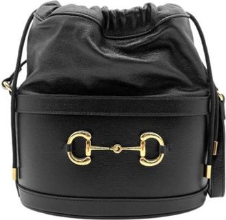 Gucci Bolso de hombro Horsebit Pre-owned - Pre-owned - Mujer - Negro - ONE SIZE