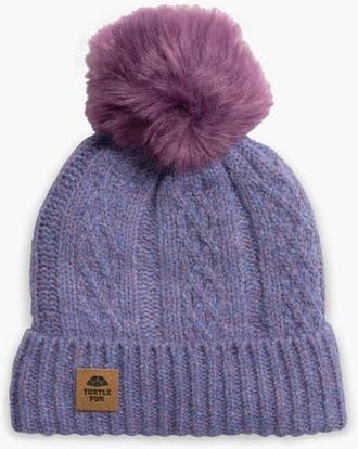 Turtle Fur Lindsey Pom Beanie in Amethyst at Nordstrom