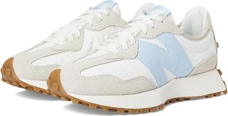 New Balance Classics 327 Womens Shoes Timberwolf/Sea Salt/Light Chrome Blue : 11.5 B - Medium, Synthetic/Suede