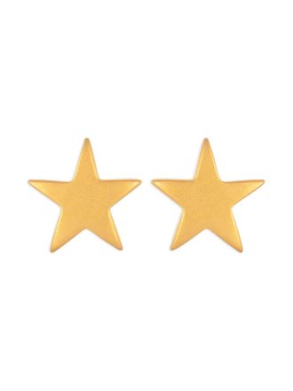 Susan Caplan Vintage 1980s star earrings - women - Gold Plated - One Size