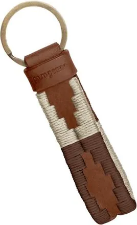 Pampeano Charro Loop Keyring in Tan/cream/light Brown at Nordstrom
