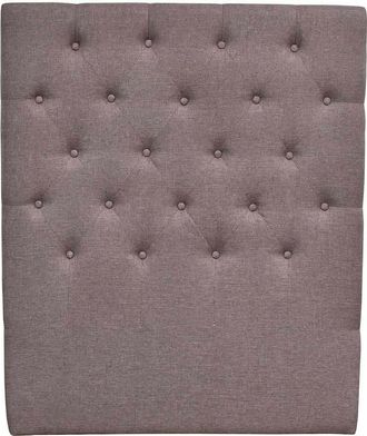Habitat et Jardin Cabecero De Cama Acolchado 90 Cm d&eacute;co En Tela - Topo