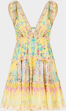 Camilla Barcelona Bebe Printed Tiered Mini Dress
