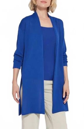 Lyss&eacute; Avril Knit Duster In Cobalt Blue