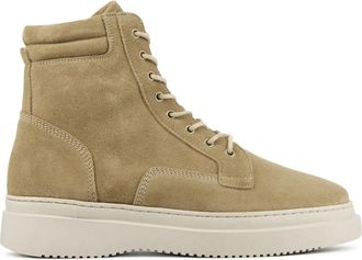 Stefano Lauran Upgrade je stijl met deze laarzen - Heren - Veterlaarzen - Beige - 41 EU - Schoenen