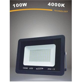 Trade Shop Trade Shop Traesio - Trade Shop - Faretto Led Proiettore Da Esterno 100w Nero Ip65 Luce 6500k 4000k 3000k