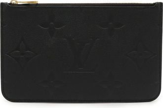 Louis Vuitton Monogram Empreinte Black Noir Monogram Empreinte Pouch (Pre-Owned)