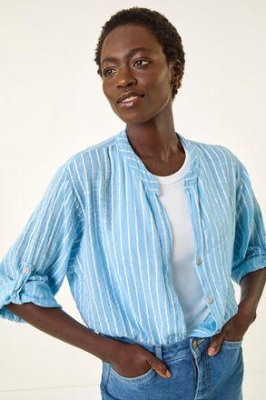 Roman Stripe Relaxed Shirt