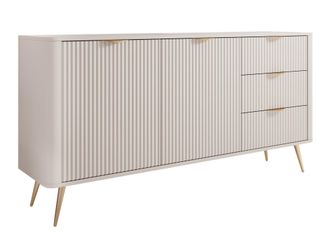 Mirjan24 C&oacute;moda Versoe 101, Beige, Con Cajones Y Puertas, N&uacute;mero De Cajones: 0, 82x164x38cm