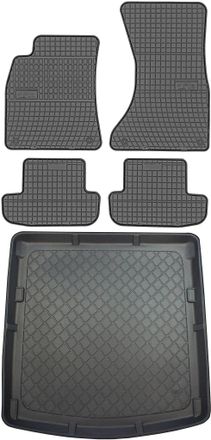 OEM Juego De Alfombrillas De Goma Para Coche Y Maletero Para Audi A5 I Coup&eacute; (enero De 2008 - Septiembre De 2016)