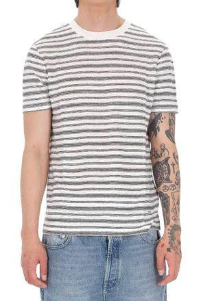 A.P.C. Raye Striped Lightweight Linen T-Shirt