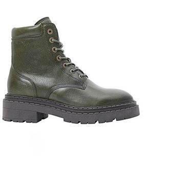 Ten Points Sonja Lace Boots Tanned Leather Freizeitstiefel f&uuml;r Damen | grau