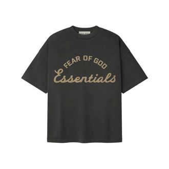 Fear of God T-Shirts, male, Black, Size: 2XL Training 90s Short Sleeve Tee