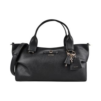 Guess Suzy 3 Compartment Satchel - - Bags - Donna - Nero - ONE SIZE