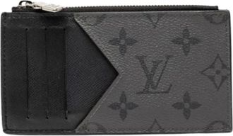 Louis Vuitton Pre-owned Wallets, female, Black, Size: ONE SIZE Pre-owned Monogram Eclipse Card Holder