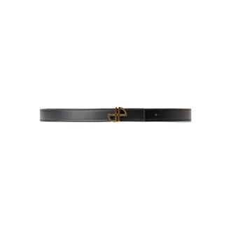 Patou Thin JP Belt - female - Patou - Belts - Black - L - Accessories