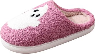 Generic Womens Slipper Halloween Foreign Trade Slippers Home Winter Comfort Indoor Footwear (Purple, 45)