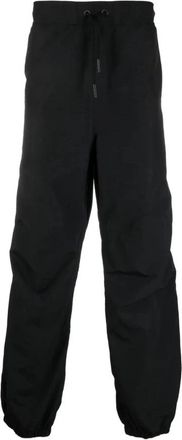 Marcelo Burlon Nylon Zwarte Jogging Activewear - Heren - Sweatpants - Zwart - L - Nylon - Broeken