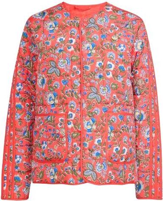 adidas (WMNS) adidas x Liberty Quilted Jacket Red JW5198